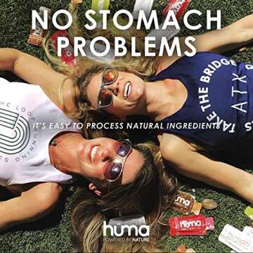 Huma Chia Energy Gel, Lemonade, 12 Gels, 1x Caffeine - Premier Sports Nutrition for Endurance Exercise