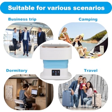 Compact 18L Portable Washer for Travel and Apartments