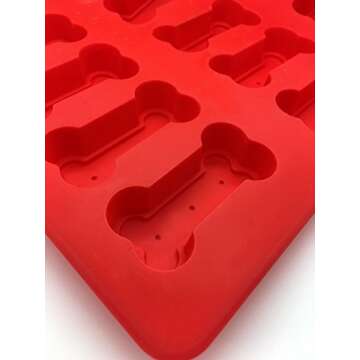 XL Dog Paw and Bone Mold Combo Pack - For Baking Paws and Bones - Silicone by MERRY BIRD