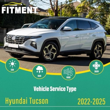 Premium Windshield Wiper Blades for Hyundai Tucson 2022-2025