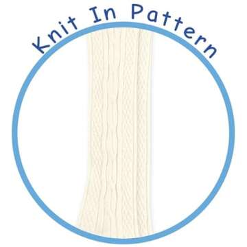 Jefferies Girls Cable Knee High Socks 3 Pack, Ivory