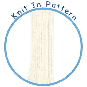 Jefferies Girls Cable Knee High Socks 3 Pack, Ivory