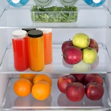 Luxfuel 6 Pack Glass Juicing Bottles with Lids