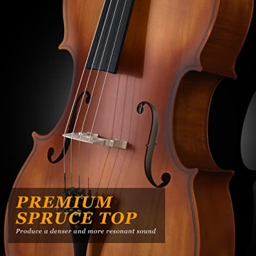 Ktaxon Cello: Full-Size Acoustic with Accessories for All