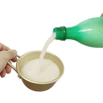 Makgeolli bowls, Aluminum Korean Traditional Bowls for Makgeolli(Korean Raw Rice Wine) Hiking Soup dish, Made in Korea (Hand)