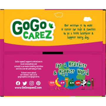 GoGo SqueeZ Variety Pack - Pedal Peach & Boulder Berry