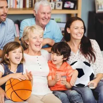 OPHRBU Basketball Sports Pillow Fluffy Soft Throw Pillow Toy ，18" Durable Sport Basketball Plush Toys,Plush Pillow Toys Gift for Kids Boy Girls Children Room Decoration