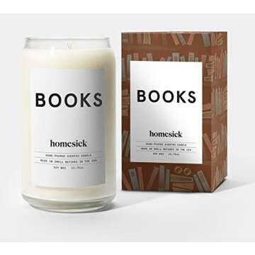 Homesick Scented Candle, Books