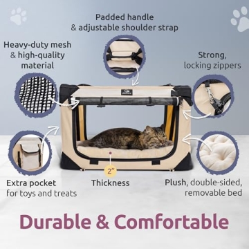 Soft-Sided Cat & Dog Carrier for Easy Travel