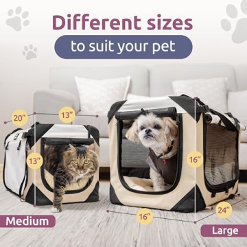 Soft-Sided Cat & Dog Carrier for Easy Travel