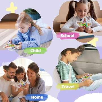 Color Sorting Sensory Toys for Toddlers, Color Matching Fidget Toys for Calm Down, Preschool Learning & Educational Montessori Toys Fine Motor Skills Game for Kids Boys Girls Ages 3-5