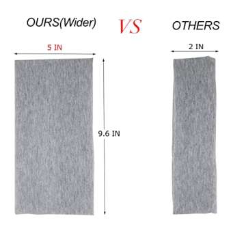 Yeshan 12 Pack Wide Athletic Headbands in Candy Colors