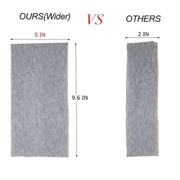 Yeshan 12 Pack Wide Athletic Headbands in Candy Colors