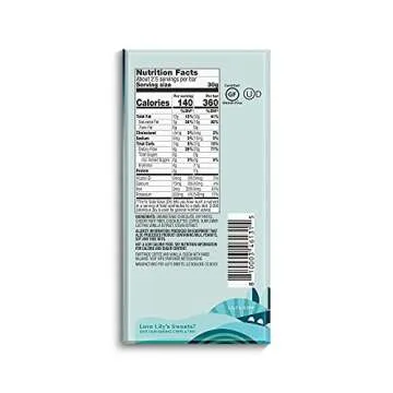 Mocha Hot Cocoa Chocolate Bar by Lily's Sweets | Made with Stevia, No Added Sugar, Low-Carb, Keto-Friendly | 70% Cocoa | Fair Trade, Gluten-Free & Non-GMO | 2.8 ounce, 4-Pack