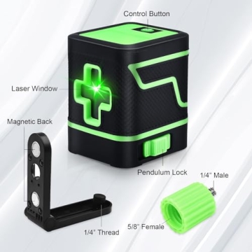 SHAWTY Green Laser Level with Self Leveling and Magnetic Base