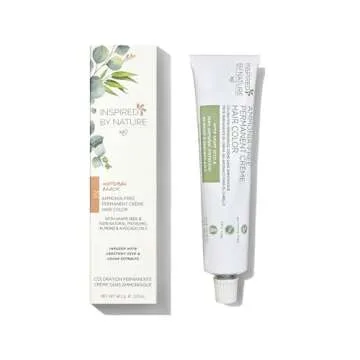 ion Ammonia-Free Permanent Hair Color Natural Black 1N - Vegan, Cruelty-Free, Eco-Friendly 2.05 oz