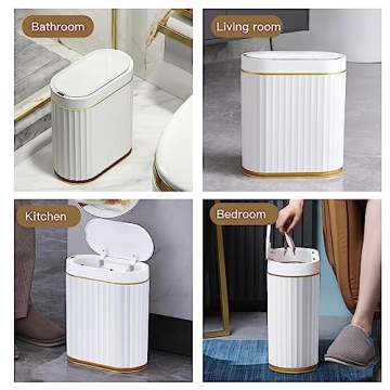 Huaqinglian Touchless Smart Trash Can for Home & Office
