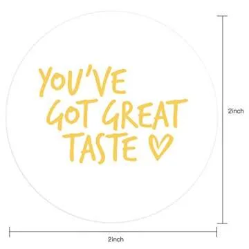 Wrapaholic Gold Foil Thank You Stickers Set of 500 Labels