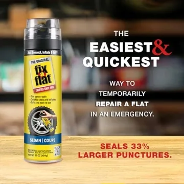 Fix-a-Flat S60430 Aerosol Emergency Tire Repair for Cars
