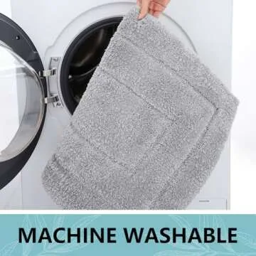 Buganda Bathroom Rugs, Soft Microfiber Non-Slip Mats