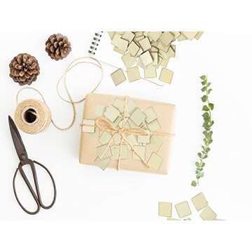 200 Pieces Unfinished Wood Craft Squares for DIY