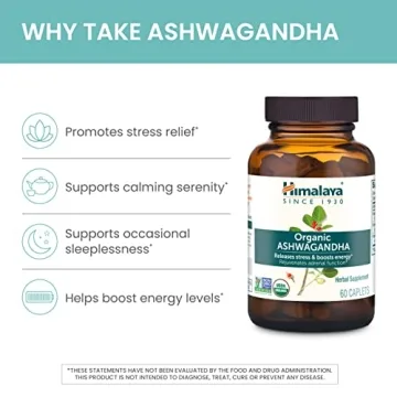 Himalaya Organic Ashwagandha for Stress & Energy Support