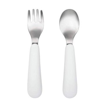 OXO Tot Fork and Spoon Set for Toddlers, 2-Pack