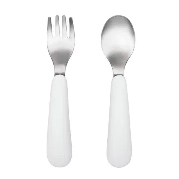 OXO Tot Fork and Spoon Set for Toddlers, 2-Pack