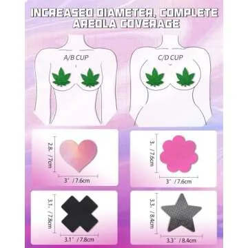 CICKEE Rave Pack Pasties - 27 Pairs of Nipple Covers