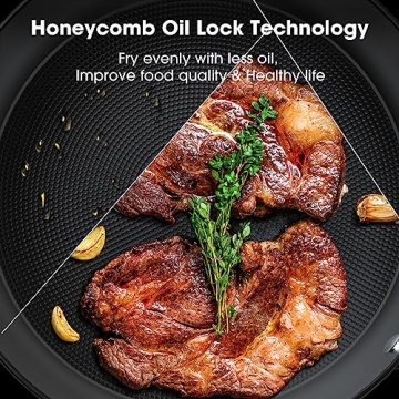 Non Stick Frying Pans Set by imarku - 8 & 10 Inch