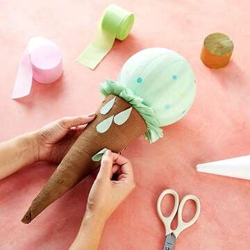 Bright Creations 6 Pack Foam Cones for Crafts, DIY Art Projects, Handmade Gnomes, Trees, Holiday Decorations (3.8 x 9.5 in) - Craft Cones - Foam Tree Cones