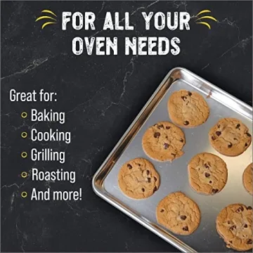 Checkered Chef Baking Sheet Set for Cooking and Baking
