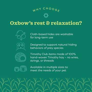 Oxbow Animal Health Timothy Club Timothy Bungalow, Medium