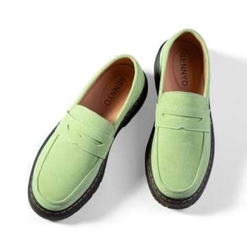 Comfortable Women’s Suede Penny Loafers for Everyday Wear