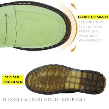 Comfortable Women’s Suede Penny Loafers for Everyday Wear