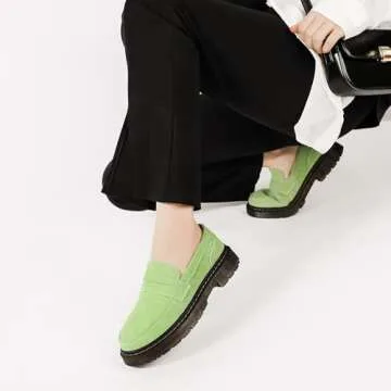 Comfortable Women’s Suede Penny Loafers for Everyday Wear