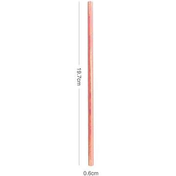 Foil Iridescent Pink Pearl Disposable Paper Paper Straws, Decorative Party Biodegradable Paper Straw Pack 100
