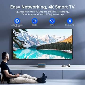 KAMRUI Mini PC: 16GB RAM, 512GB Storage, 4K UHD