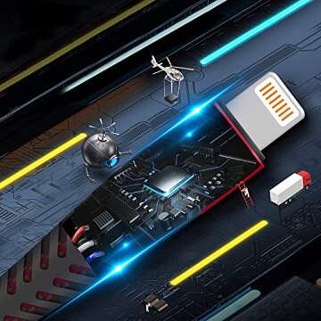 Xfanic Lightning Cable Apple MFi Certified 6ft iPhone Charger 13 12 11 XS Pro Max Mini XR X 8 7 Plus iPad Best Products USB Fast Car Charging Braided Cord, Grey