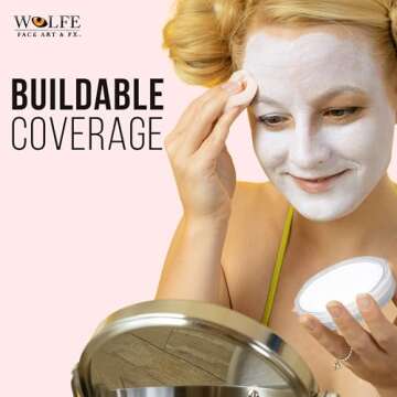 Wolfe F/X Essential Colors Face Paint - White 30 gm