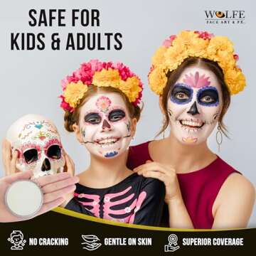 Wolfe F/X Essential Colors Face Paint - White 30 gm