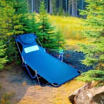 Ostrich Ladies Comfort Lounger Portable Reclining Outdoor Patio Beach Lawn Camping Pool Tanning Chai...