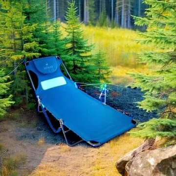 Ostrich Ladies Comfort Lounger Portable Reclining Outdoor Patio Beach Lawn Camping Pool Tanning Chai...