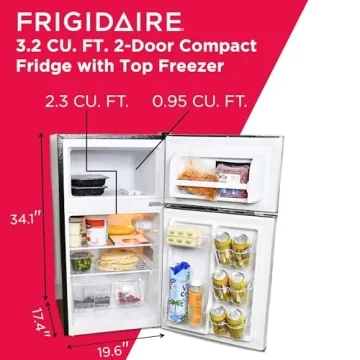 Frigidaire Compact Mini Bar Refrigerator - Stainless Steel