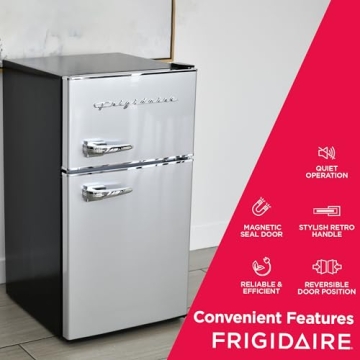 Frigidaire Compact Mini Bar Refrigerator - Stainless Steel