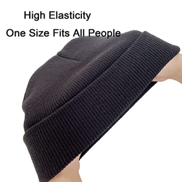 NPQQUAN 3 Packs Unisex Beanie Hats for Winter Warmth