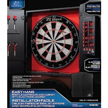 EastPoint Sports Dartboard with Electronic Scoring and Darts
