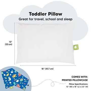 My Little Dreamy Toddler Pillow with Pillowcase - Organic Comfort