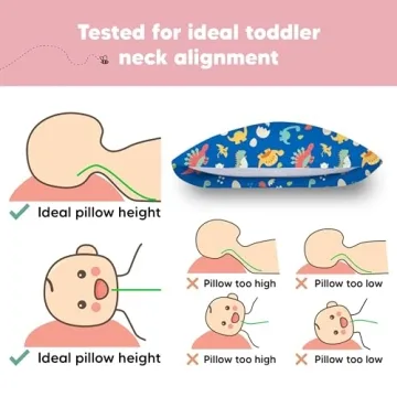 My Little Dreamy Toddler Pillow with Pillowcase - Organic Comfort