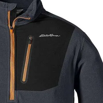Eddie Bauer Men's Cloud Layer Pro 1/4-Zip Pullover, Storm, Large